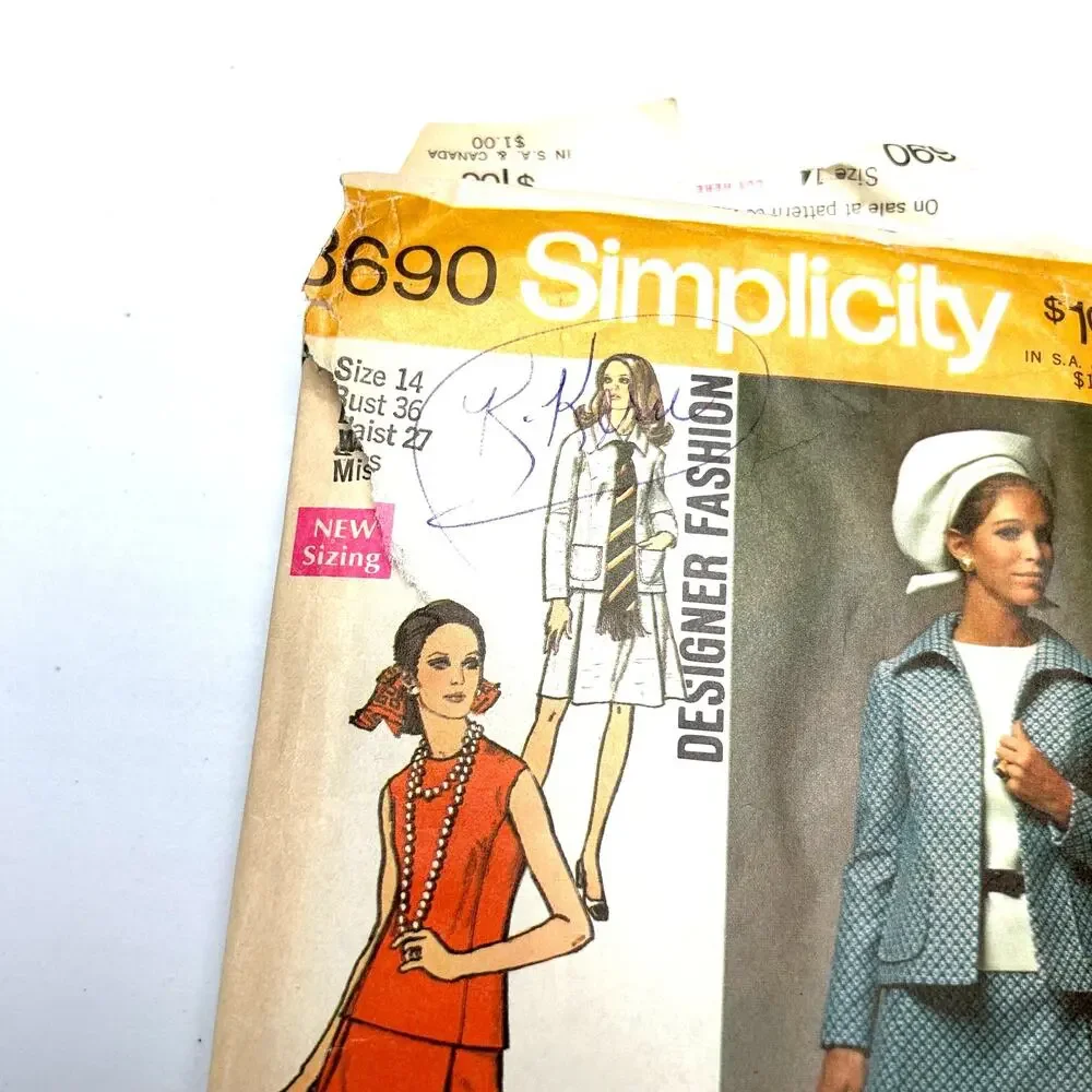 Simplicity vintage pattern